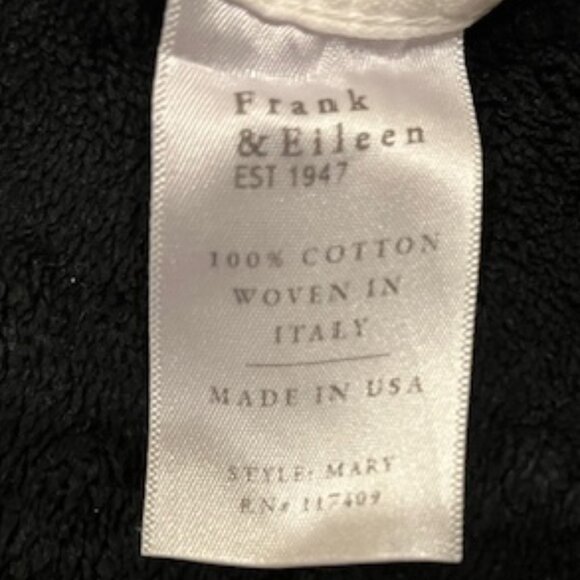 Frank & Eileen Long Sleeve White Shirt Dress. Size Small - Picture 5 of 5